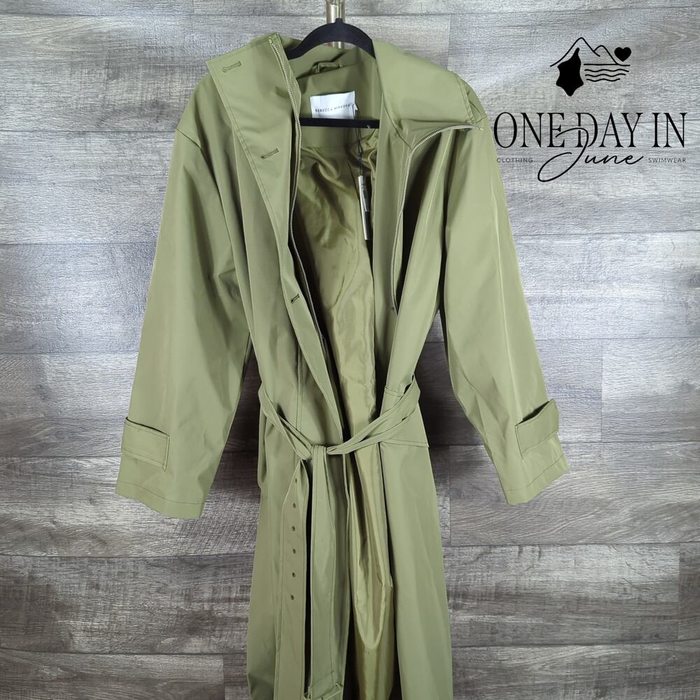 Rebecca Minkoff Belted Trench Coat Size XL